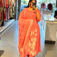 Anarkali Cotton Suit Set