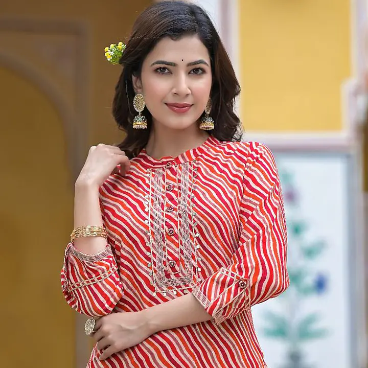 2 Piece Afghani Suit - Red - 38
