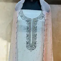Pure Organza Handwork Suit - Default Title