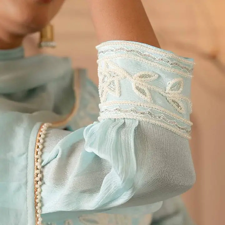 Pure Chinon Handwork Long Gown