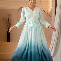 Pure Chinon Handwork Long Gown