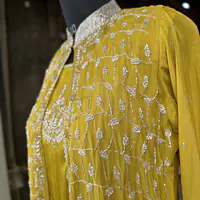 Pure Chinon Gown With Shurg