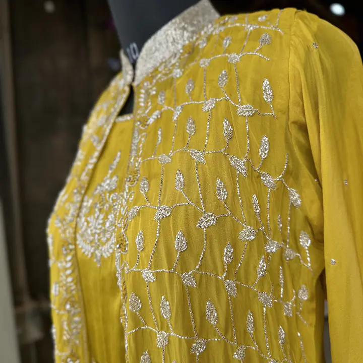 Pure Chinon Gown With Shurg