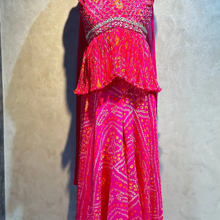 Peplum Sharara Set