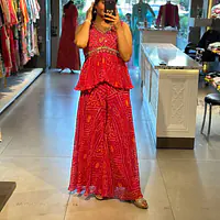 Peplum Sharara Set