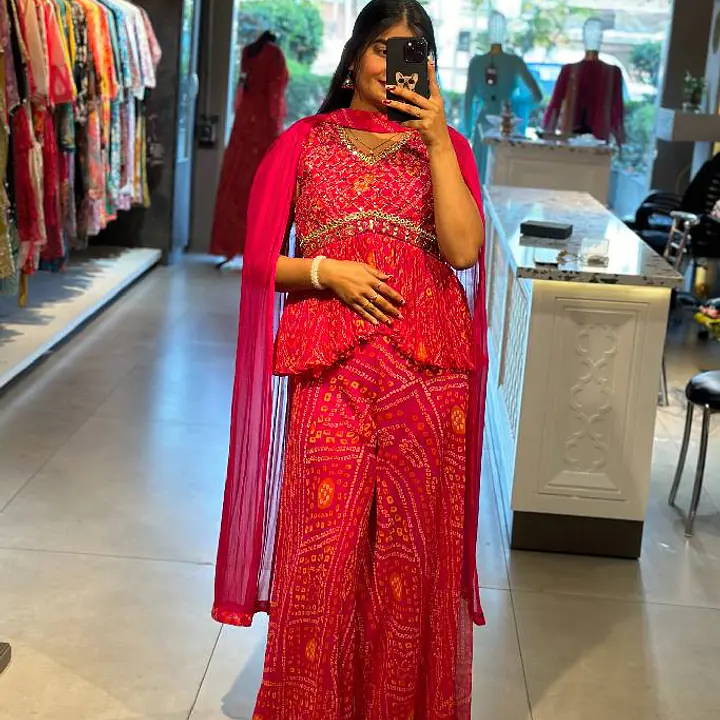 Peplum Sharara Set