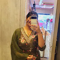 Organza Suit Set - Mehandi - 38