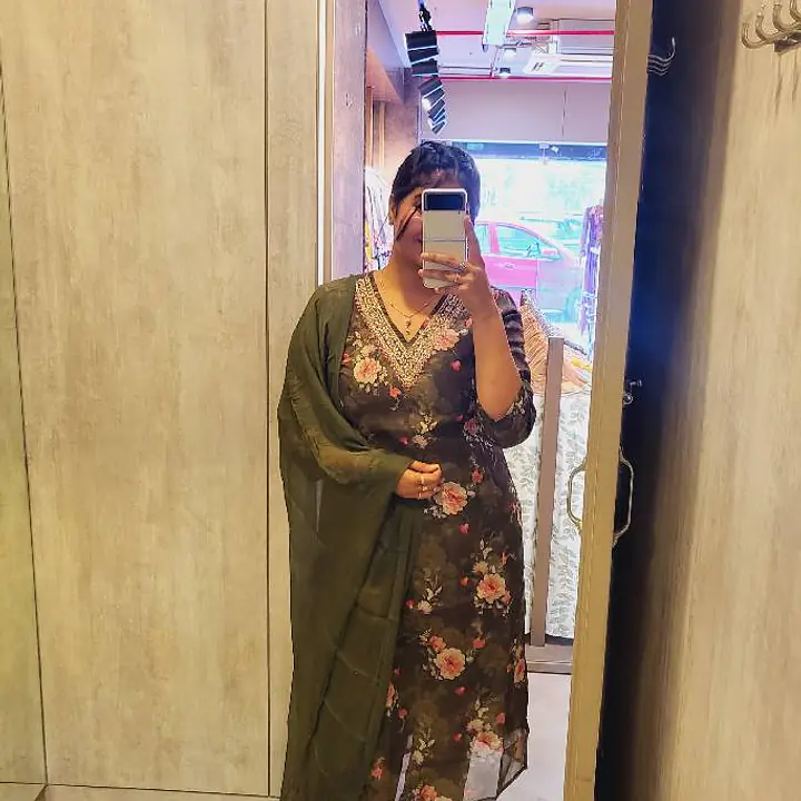 Organza Suit Set - Mehandi - 42