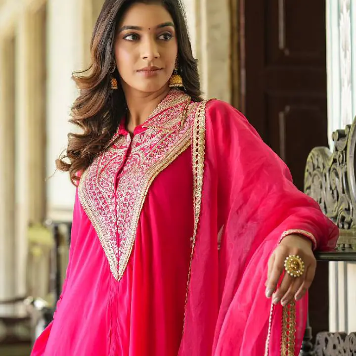 Muslin Shrara Handwork Set
