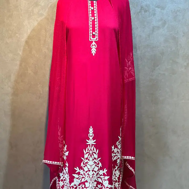 Embroidered Pakistani Suit Set - Rani - 38