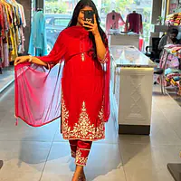 Embroidered Pakistani Suit Set