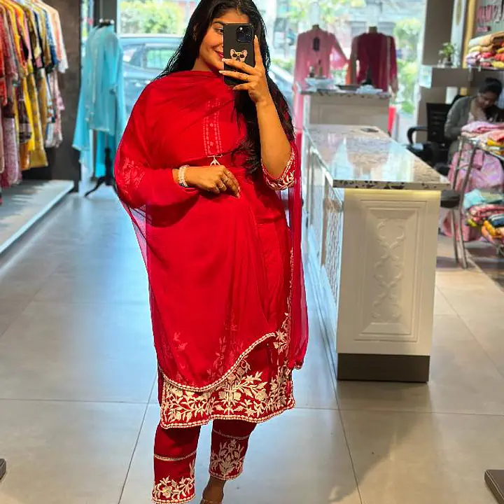 Embroidered Pakistani Suit Set