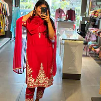 Embroidered Pakistani Suit Set