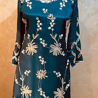 Chinon Handwork Plazo Set - Peacock Colour - 40